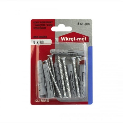 დუბელი ჭანჭიკით BKR-085060 (8ც)