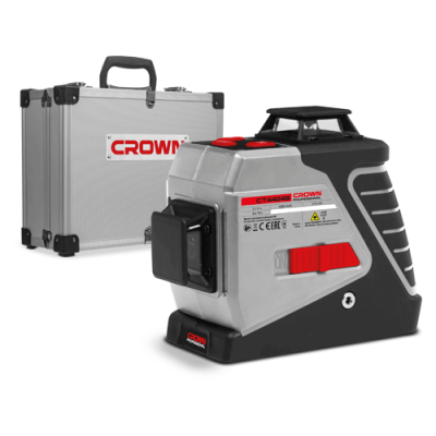 CROWN CT44048 MC-ლაზერული თარაზო 360°, 30მ