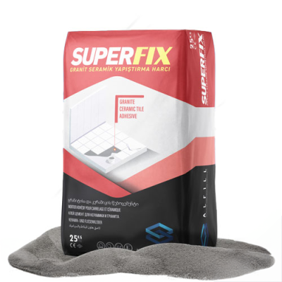 Web-cement Alfill Superfix - 25kg, frost-resistant, for large-sized tiles