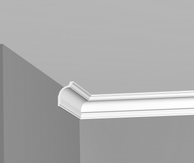Плинтус для натяжного потолка и светодиодной подсветки Q80/120