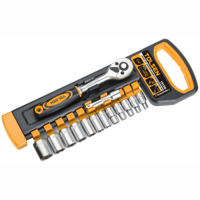 TOL1101-15150 ქანჩის გასაღები სათადარიგო პირებით 1/4 -14ც-იანი