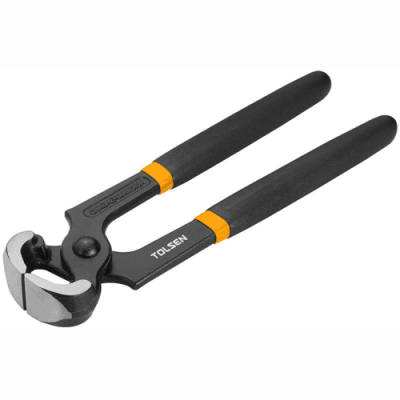 TOL9-10045 ბრტყელტუჩა სადურგლო მეტალის რეზინის სახელურით 200MM,8"