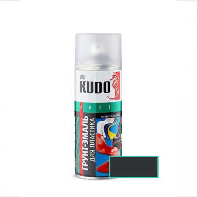 Primer-enamel for plastic RAL 7021 dark gray, aerosol (520 ml)