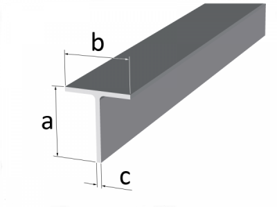 Т-образный алюминиевый профиль