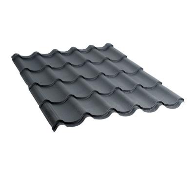 Metal tile colored tin roofing 0.45x1180 RAL 7016 WRINKLE