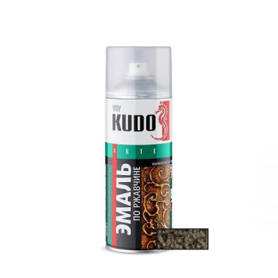 Enamel for rusty surface with hammer effect Black Copper, Aerosol (520 ml) KU-3015
