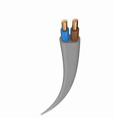 ელ. სადენი H05VVH2-U 3X4  (მშრალი)