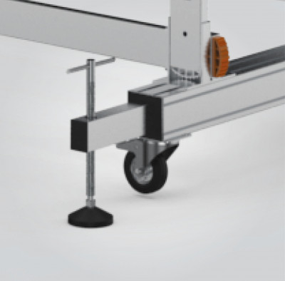 ალუმინის ტელესკოპური ხარაჩო 2x3მ=6მ (7511-D)