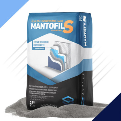 Alfill Mantofil S 25კგ მინაბოჭკოვანი ბადის ჩასაძირი წებო-ცემენტი