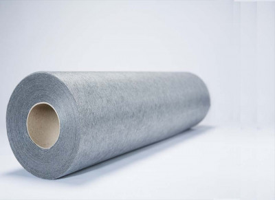 Thermally bonded nonwoven geotextile
