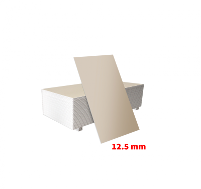 Gypsum plasterboard white 2500X1200X12.5 mm Agdag