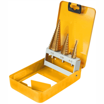 TOL1464-75878 3 ცალიანი ბურღის საცვლელი პირი მეტალის 12/20/32*2mm