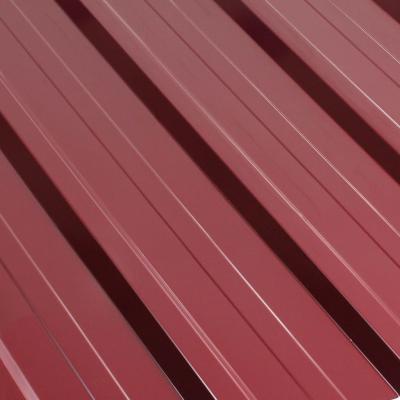 Profiled colored tin roofing  0.35x1140 RAL3005
