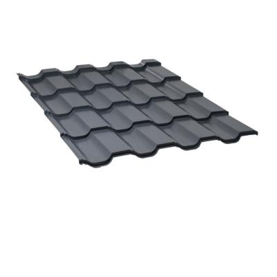 Metal tile colored tin roofing 0.50x1200 mm RAL 7024 (modern)