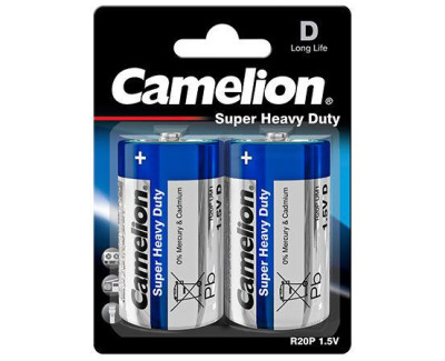 1018 Camelion Super HD  D element, 2 pieces,  R20P-BP2B - 4260033151018