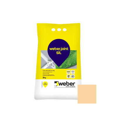 ფუგა მუქი კრემისფერი WEBER JOINT SIL 422-SAHARA BEJ 2 KG