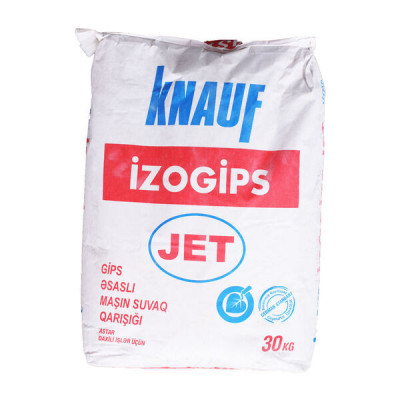 Gypsum-based plaster Izogips JET (30kg