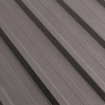 Profiled colored tin roofing 0.45x1140 RAL 8019 WRINKLE (trapezium, H22)
