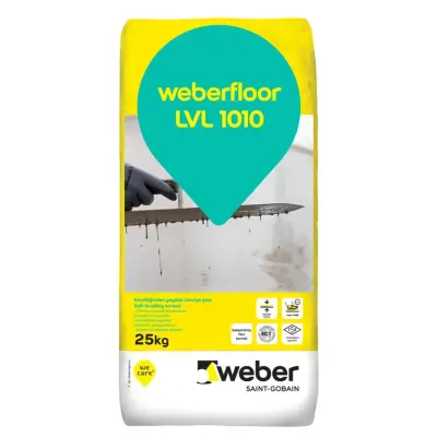 თვითსწორებადი იატაკი weber floor lvl 1010 25 KG