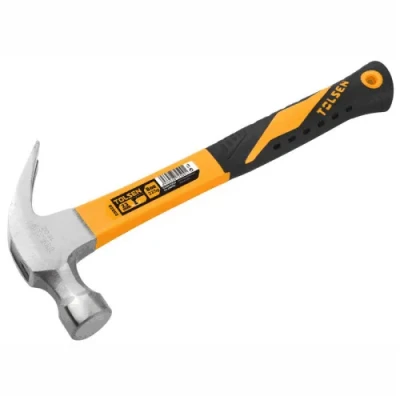 TOLSEN TOL994-25028 ჩაქუჩი გელა მეტალის,რეზინის სახელურით 8OZ(31მმ560გრ.)