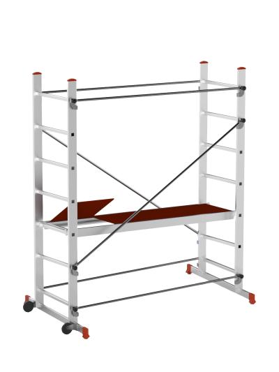 Алюминиевая лестница-строительные леса ADDY, 3 м (7514-A)