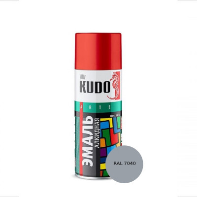 Эмаль универсальная серая, аэрозольная (520 мл)