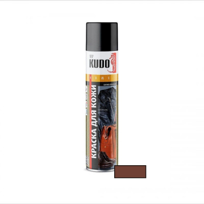 Paint for smooth leather brown, aerosol (400 ml)