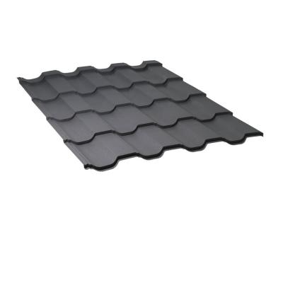 Metal tile colored tin roofing 0.45x1200 RAL 7024 WRINKLE