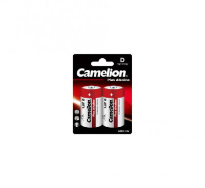 0004 Camelion Plus Alkaline D battery, 2-pack LR20-BP2 – 4260033150004