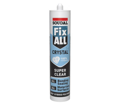 Multi-purpose polymer sealant (transparent)-FixAll Crystal/Crystral/290/12/120