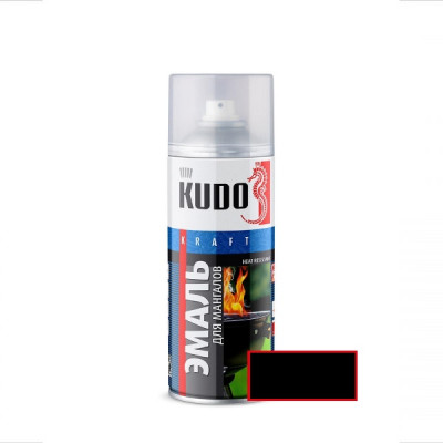 Enamel for refractory barbecue (grill) device black, aerosol (520 ml)