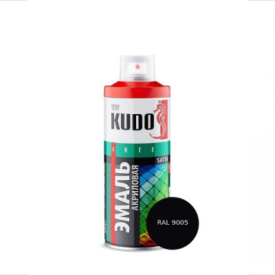 Acrylic Universal Enamel RAL 9005 Black, Aerosol (520ml)