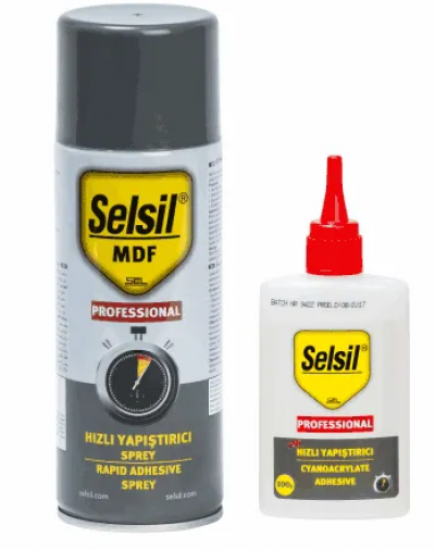 Selsil-MDF KIT წებო 100მლ+25გრ