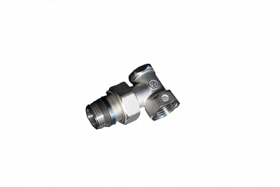 Обратный клапан угловой R16 для радиатора, 1/2