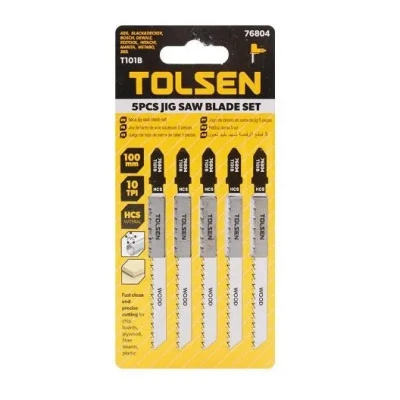 TOL689-76804 ელ.ხერხის საცვლელი პირები 5ც.-იანი T101B