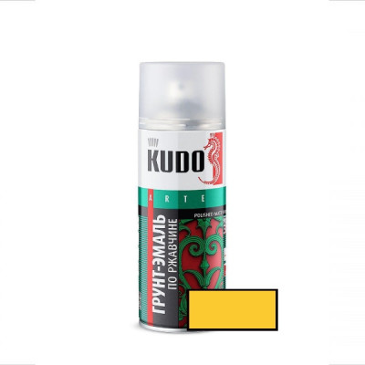 Primer-enamel for rusty surface yellow RAL 1018, aerosol (520 ml)