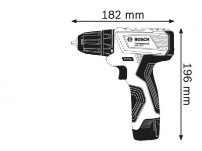 აკუმულატორიანი შურუპსახრახნი  GSR 120 Li (2x2,0Ah)
